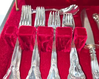 Gorham Sterling Flatware 82 pc "Chantilly"