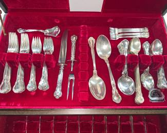 Gorham Sterling Flatware 82 pc "Chantilly"