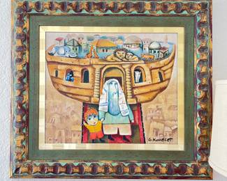 original artwork by Israeli artist, Gregory Kohelet