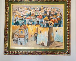 original artwork by Israeli artist, Gregory Kohelet