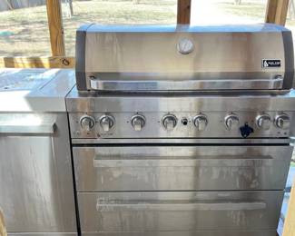 Mont Alpi stainless steel gas grill