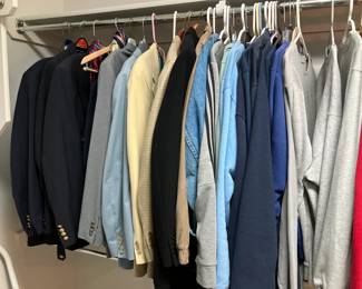 Men's jackets, size 40R