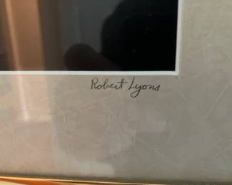 Signature on print