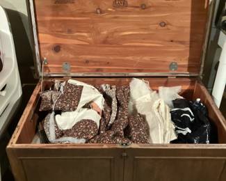 Interior of Lane cedar chest