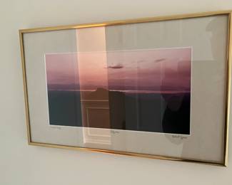 Framed, Robert Lyons signed print