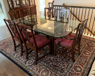 Pennsylvania House dining table w 6 chairs
