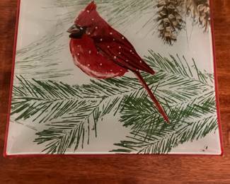 St. Nichols Square cardinal platter