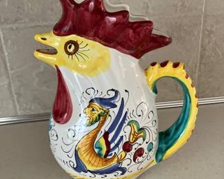 Rooster pitcher