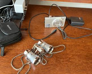 Opera glasses, Nikon Coolpix camera w charger