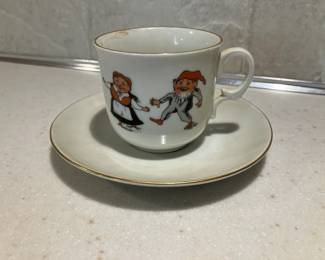 Porsgrund Norway demitasse cup and saucer