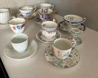 Cup and saucer collection