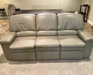 La-Z-Boy leather sofa w reclining ends