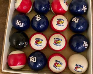 KU Jayhawks billiard balls, Frenzy Sports