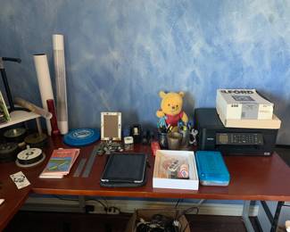 Desk and miscellaneous
