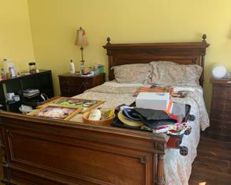 Gorgeous antique panel bed