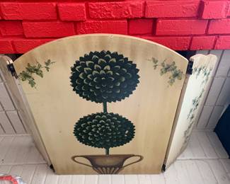 Fireplace screen
