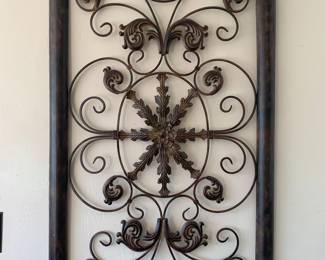 Decorative metal wall accent  piece