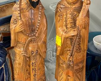 Mama and Papa Sang hand carved a pair of cuties.