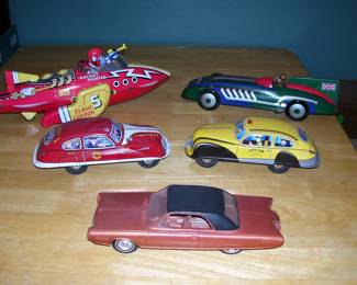 Tin Wind Up Toy Cars