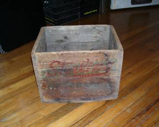 Vintage Sterling Beverages Wood Box