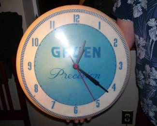 Vintage Gruen Watches Advertising Clock - Works