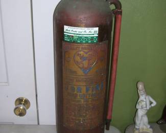 Vintage Elkhart Brass Fire Extinguisher