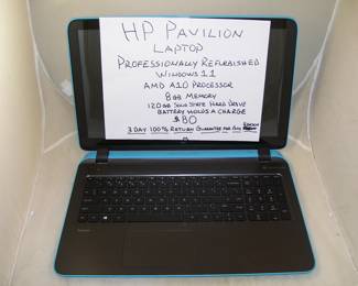 HP Pavillion Laptop - Professionally Refurbished Runs Like New