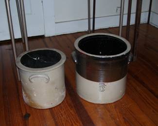 Antique Stoneware Crocks