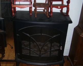 Doll Rocking Chairs and Electric Heater