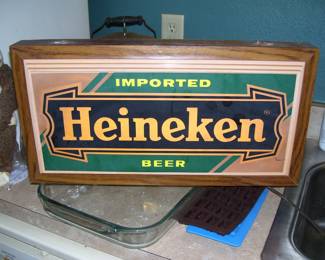 Heineken Beer Lighted Sign