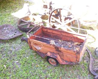 Vintage Toy Metal Trailer