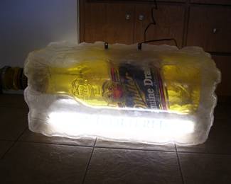 Miller Genuine Draft Pool Table Light - WORKS
