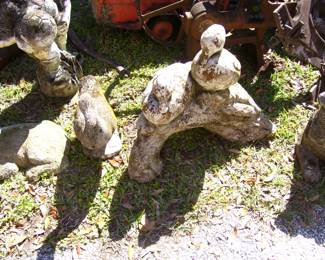 Vintage Concrete Lawn Ornaments
