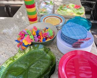 Lots of melamine outdoor stuff
