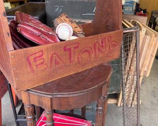 Cool Antiques and Base balls in box!