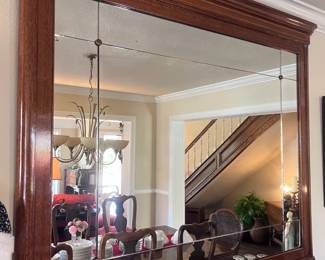 Beautiful rounded edged mirror