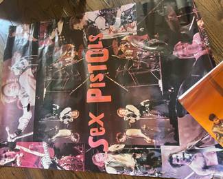 Rare Sex Pistols UK poster