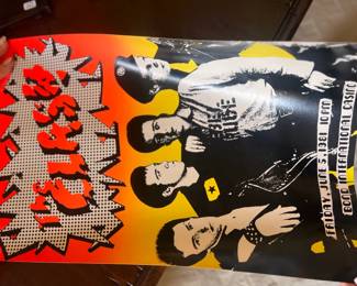London Calling....Super Dope CLASH Street Poster in Neon ~ Yeah...I actually saw the Clash in 1979 in LA