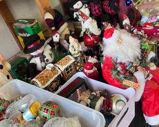 Lots of Christmas Decor and quite lovely too