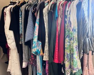 RACKS & RACKS of Fabulous Clothing!