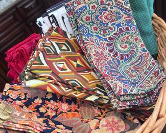 Beautiful linens everywhere 