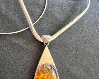Incredible signed MCM Amber on choker