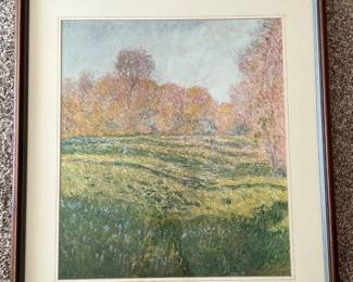 137 MonetMeadowatGivernyFramedPrint