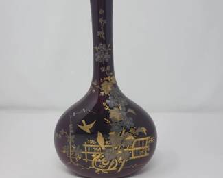 114 MarkedHarrachArtGlassVase