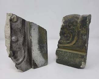 7 CytadelaParkPoznanPolandStoneWallArtifactBookends