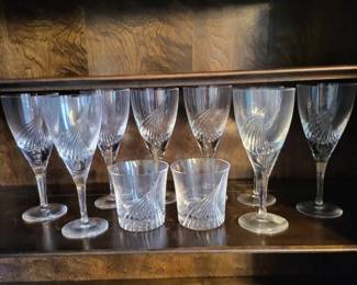 88 AtlanticCrystalGobletsWhiskeyGlasses