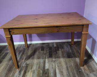 55 PotteryBarnWoodDiningTable