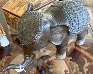 Bronze Elephant Sculpture 