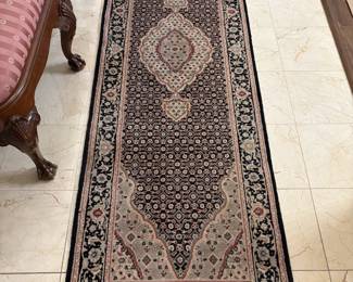 Tabriz Fish Design Runner Rug