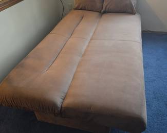 couch bed, opened